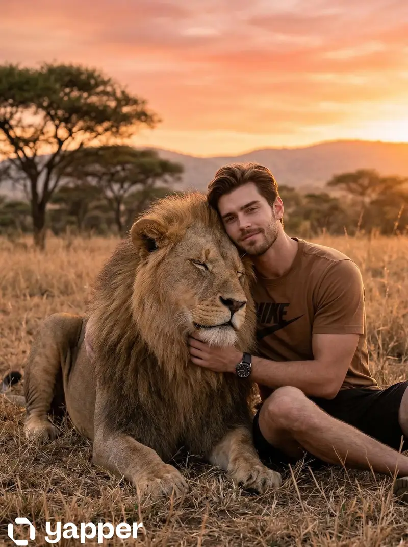 Preview of Cinematic Golden-Hour Scene in the African Savanna