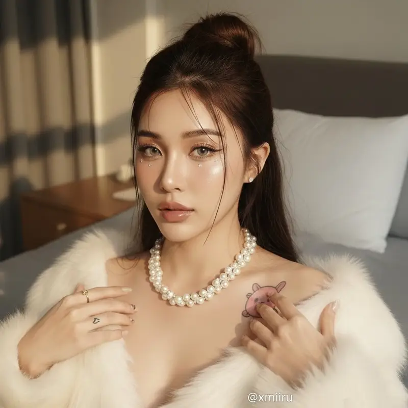 Preview of Photo Edit with Fixed Face and Golden Hour Lighting