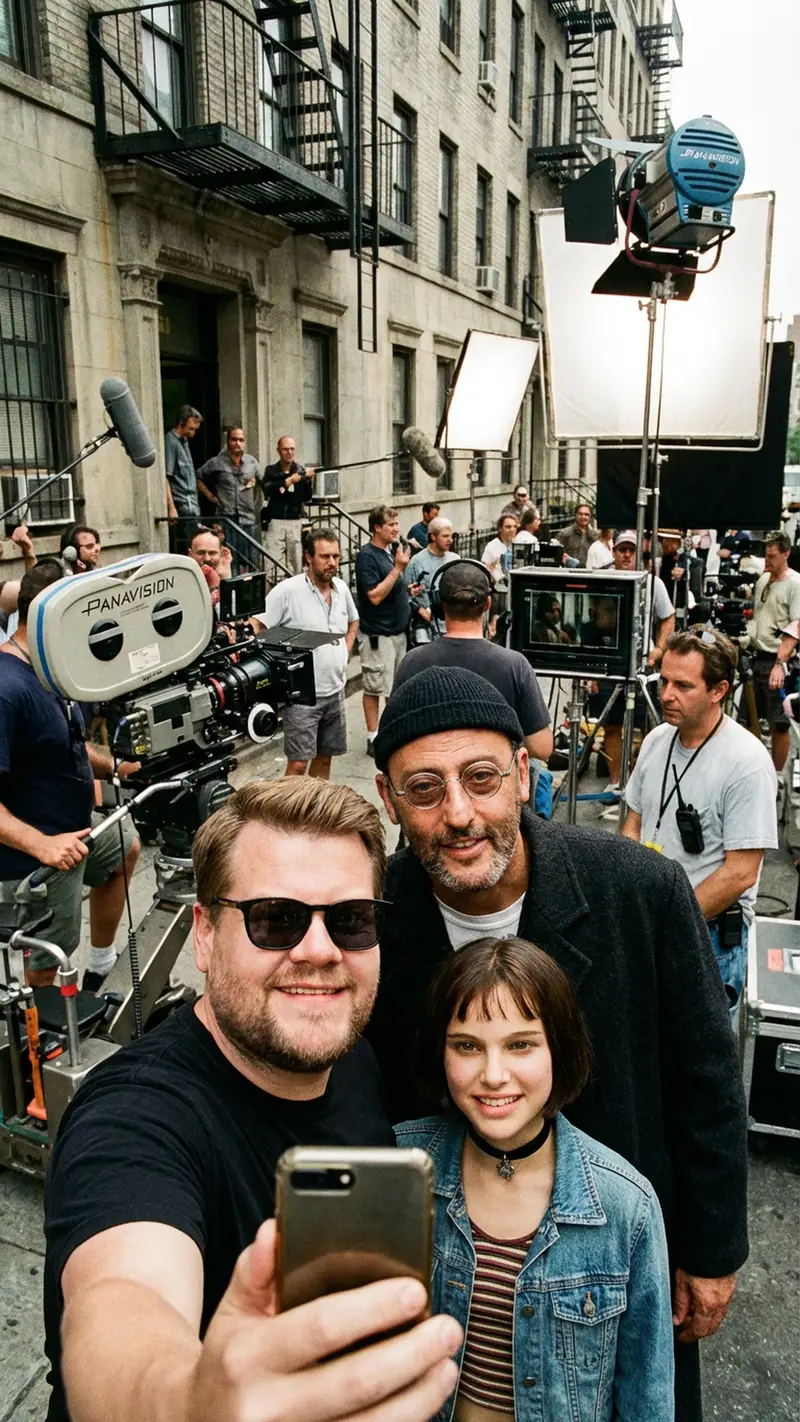 Preview of Behind-the-Scenes Selfie Identity Swap Prompt
