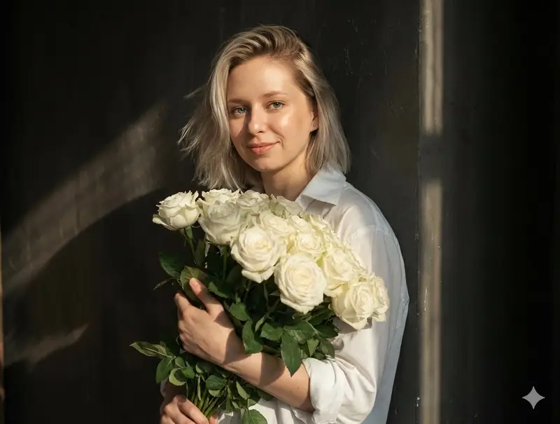 Preview of Cinematic Portrait with High-Contrast Window Light
