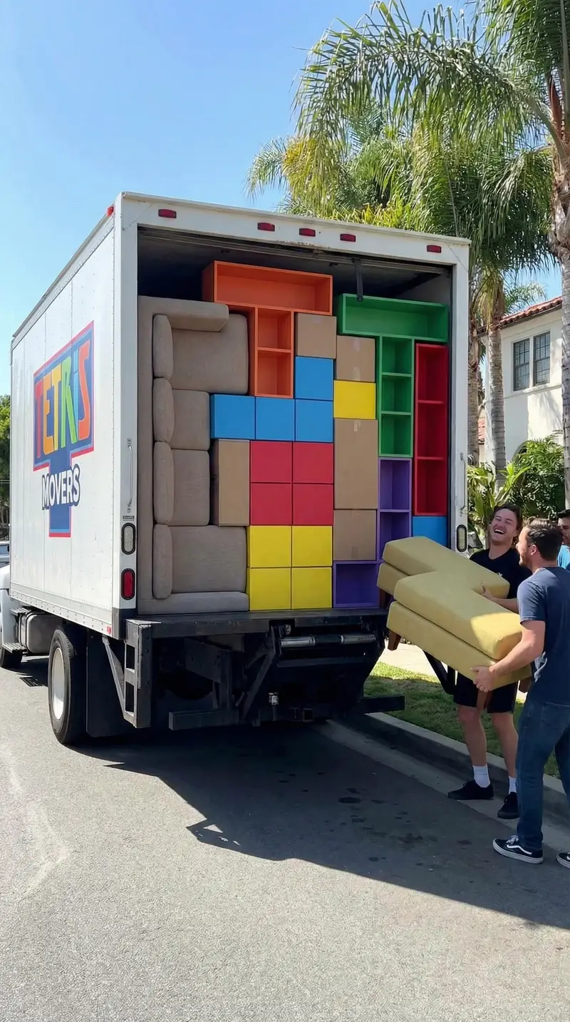 Preview of Tetris Home Organization Humor Prompt