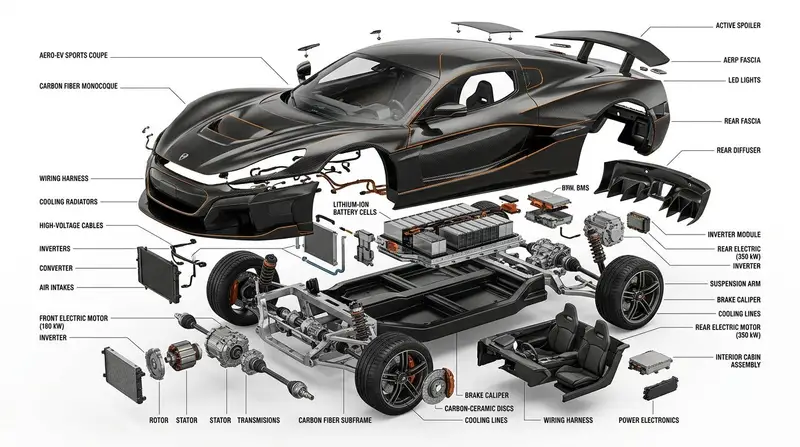 Preview of Exploded View Infographic Diagram Prompt