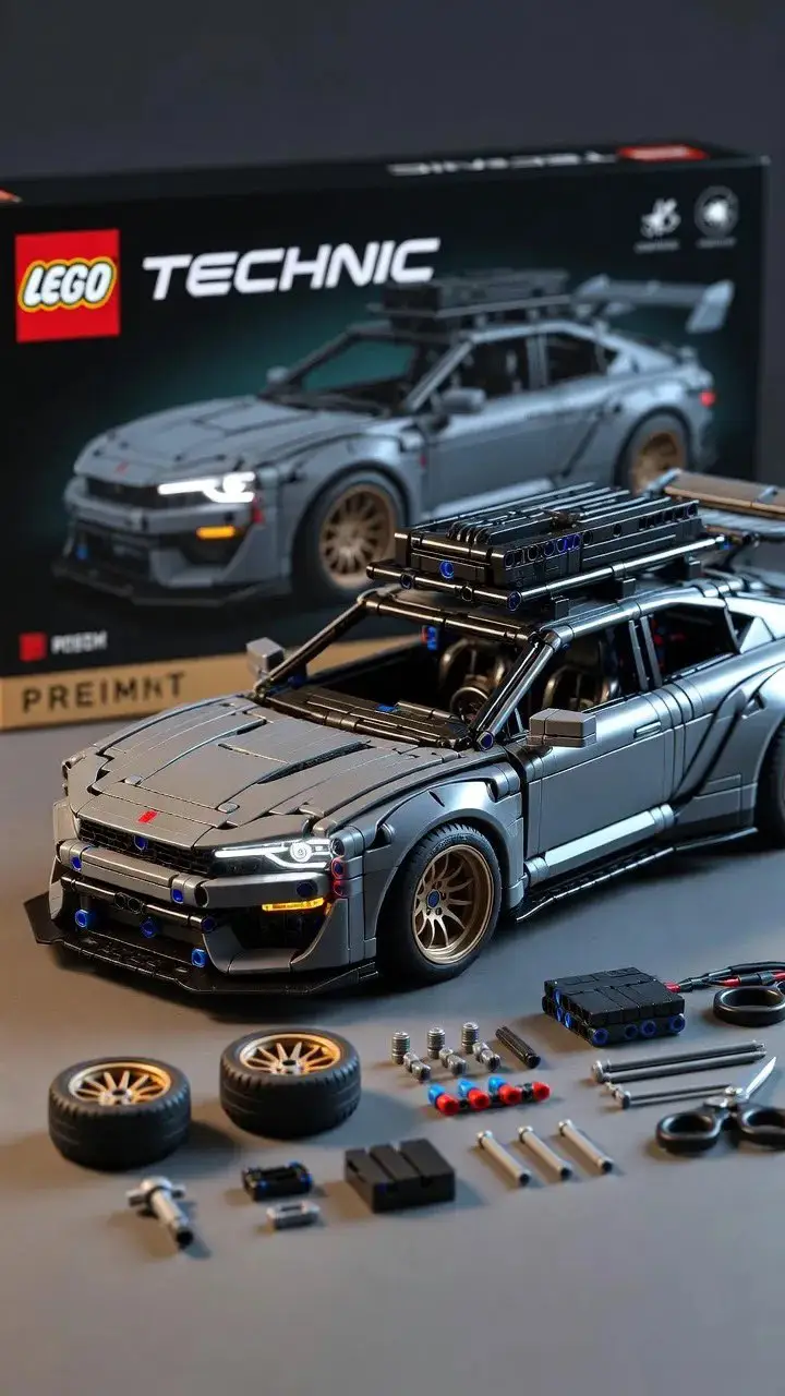 Preview of Ultra-Detailed LEGO Technic Product Render