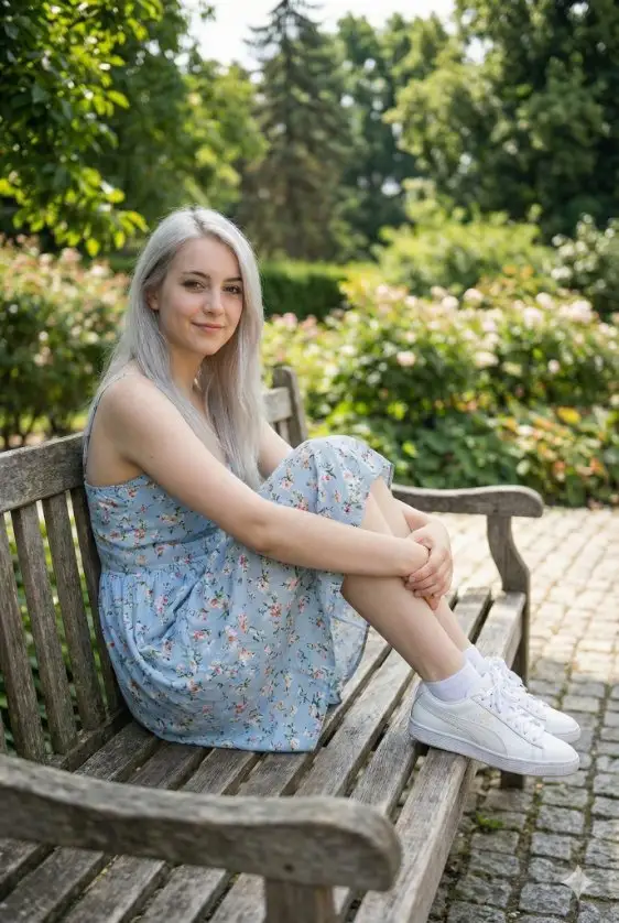 Preview of Photorealistic Summer Park Portrait