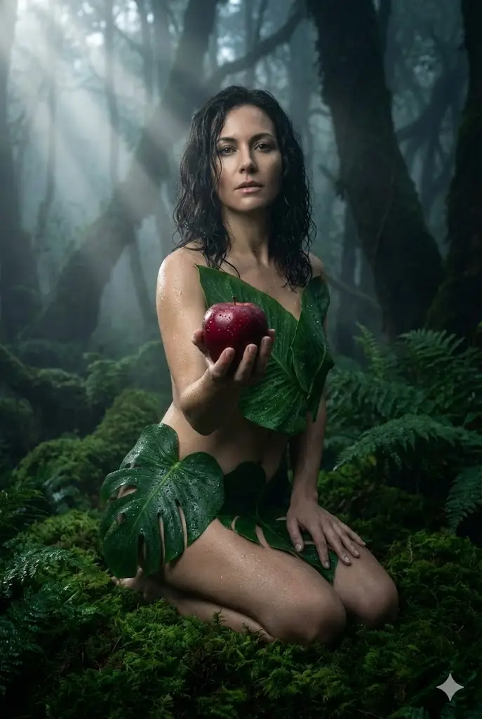 Preview of Mythological Forest Portrait with Renaissance Light
