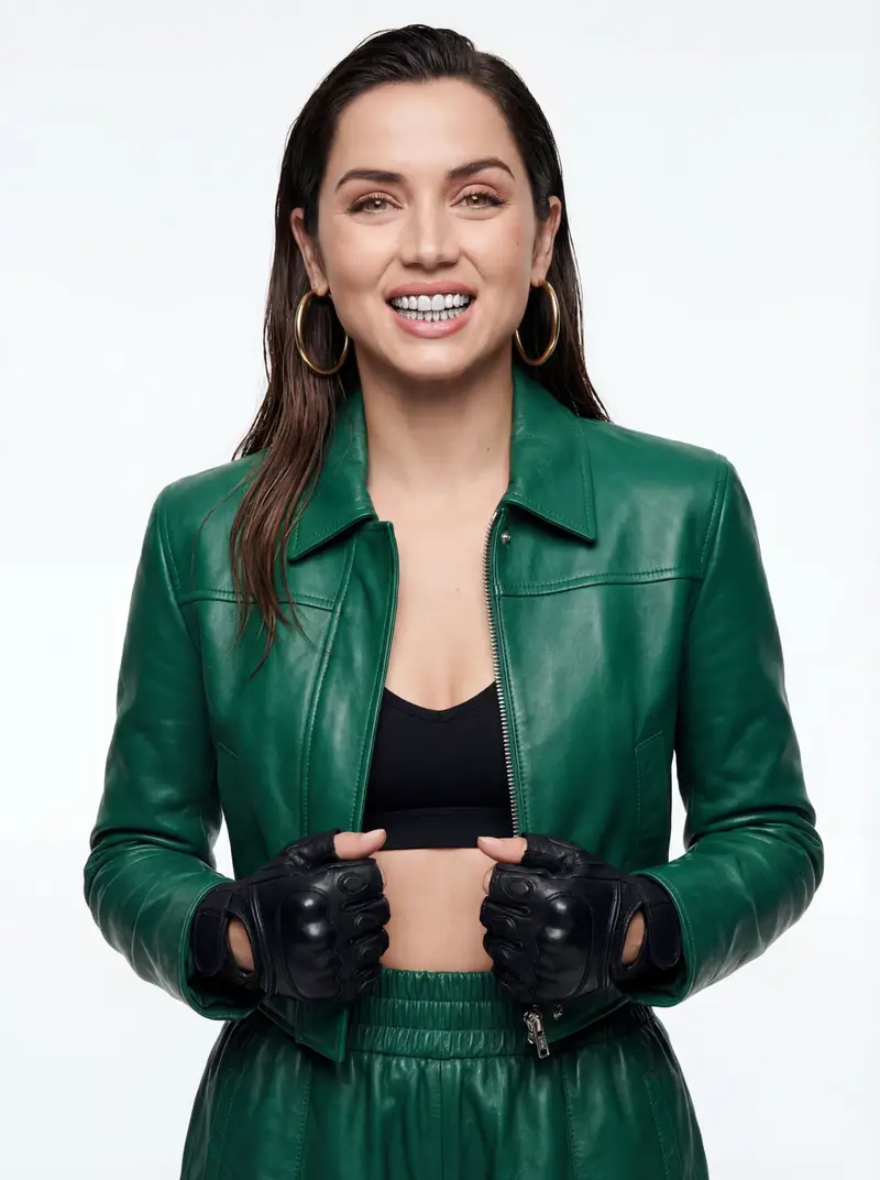 Preview of High-Fashion Urban Editorial Portrait with Grillz