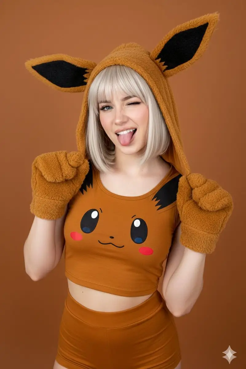 Preview of Ultra-photorealistic Eevee Cosplay Portrait