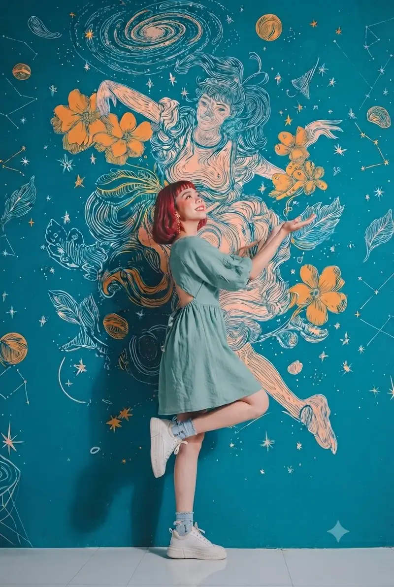 Preview of Cosmic Mural Studio Portrait Sequence