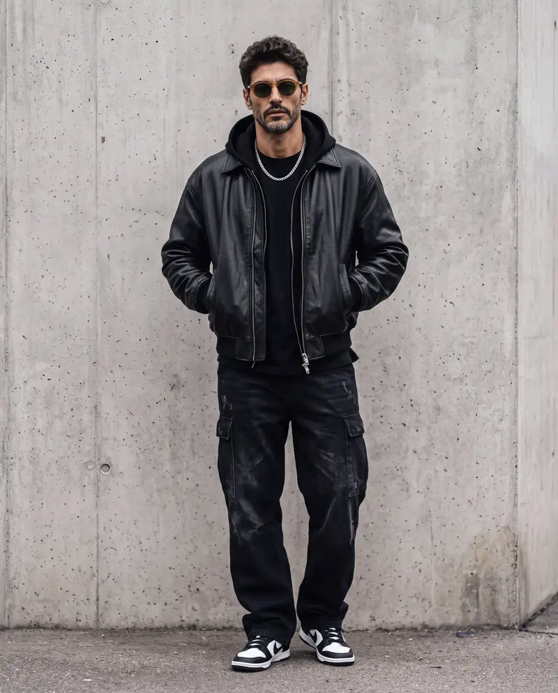 Preview of Urban Luxury Streetwear Portrait