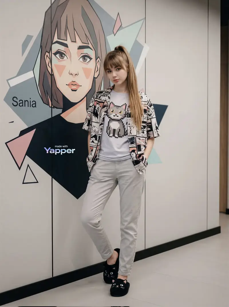 Preview of Stylish Young Woman Portrait Prompt