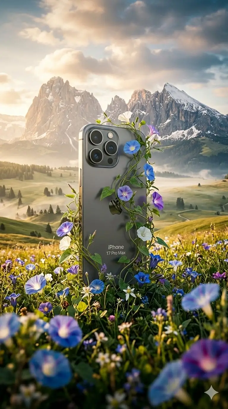 Preview of Hyperrealistic Nature-Reclaiming-Tech Poster