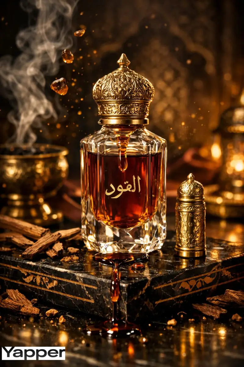 پیش‌نمایش Ultra-Premium Arabian Luxury Perfume Product Photography