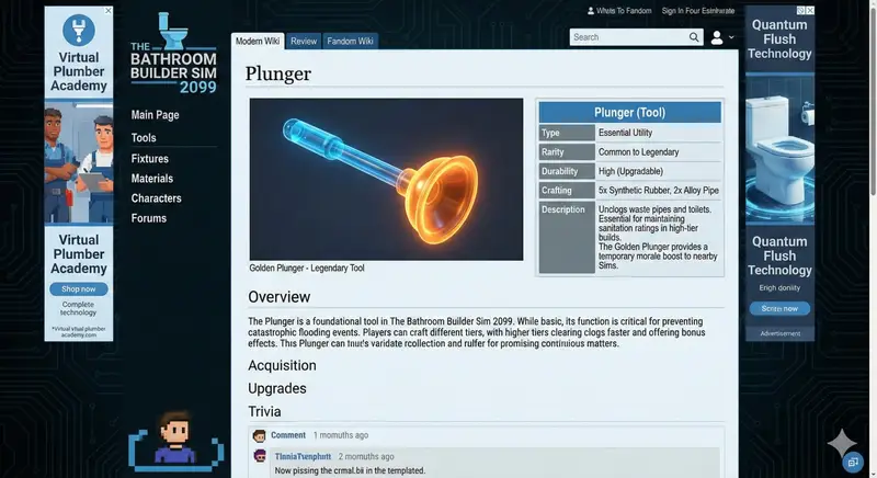 Preview of Video Game Wiki Style Plunger