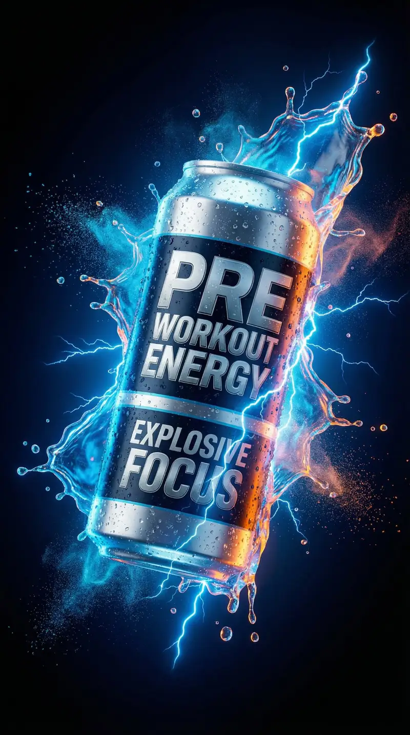 Preview of Energy Drink Product Explosion Commercial Prompt Template