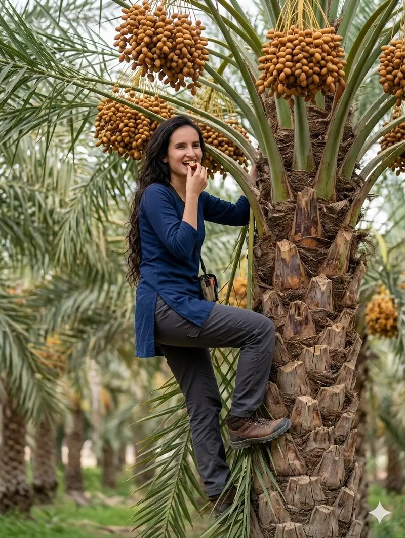 پیش‌نمایش پرتره محیطی در برداشت خرما