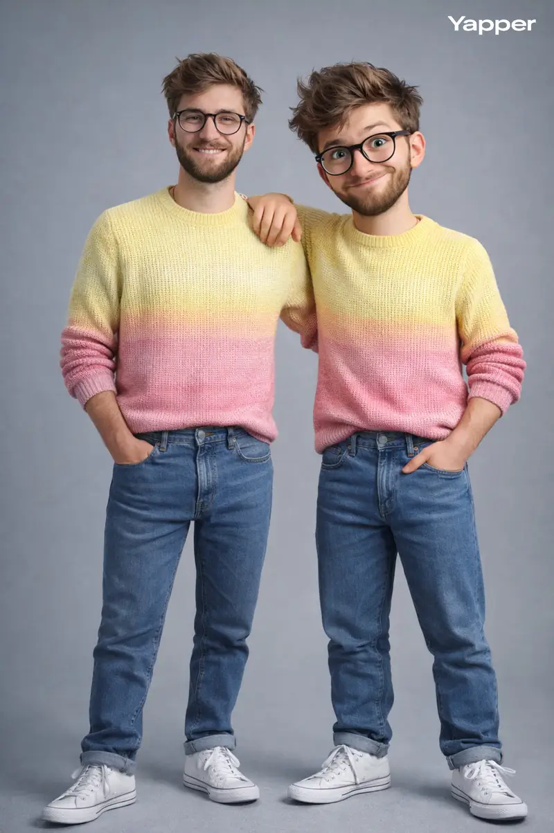 Preview of Hyper-Realistic Photo of Person and Pixar Double