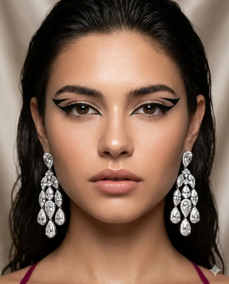 Preview of Vogue-Style Beauty Editorial Portrait