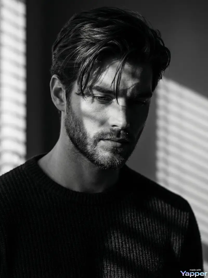 Preview of Film Noir Cinematic Black and White Portrait