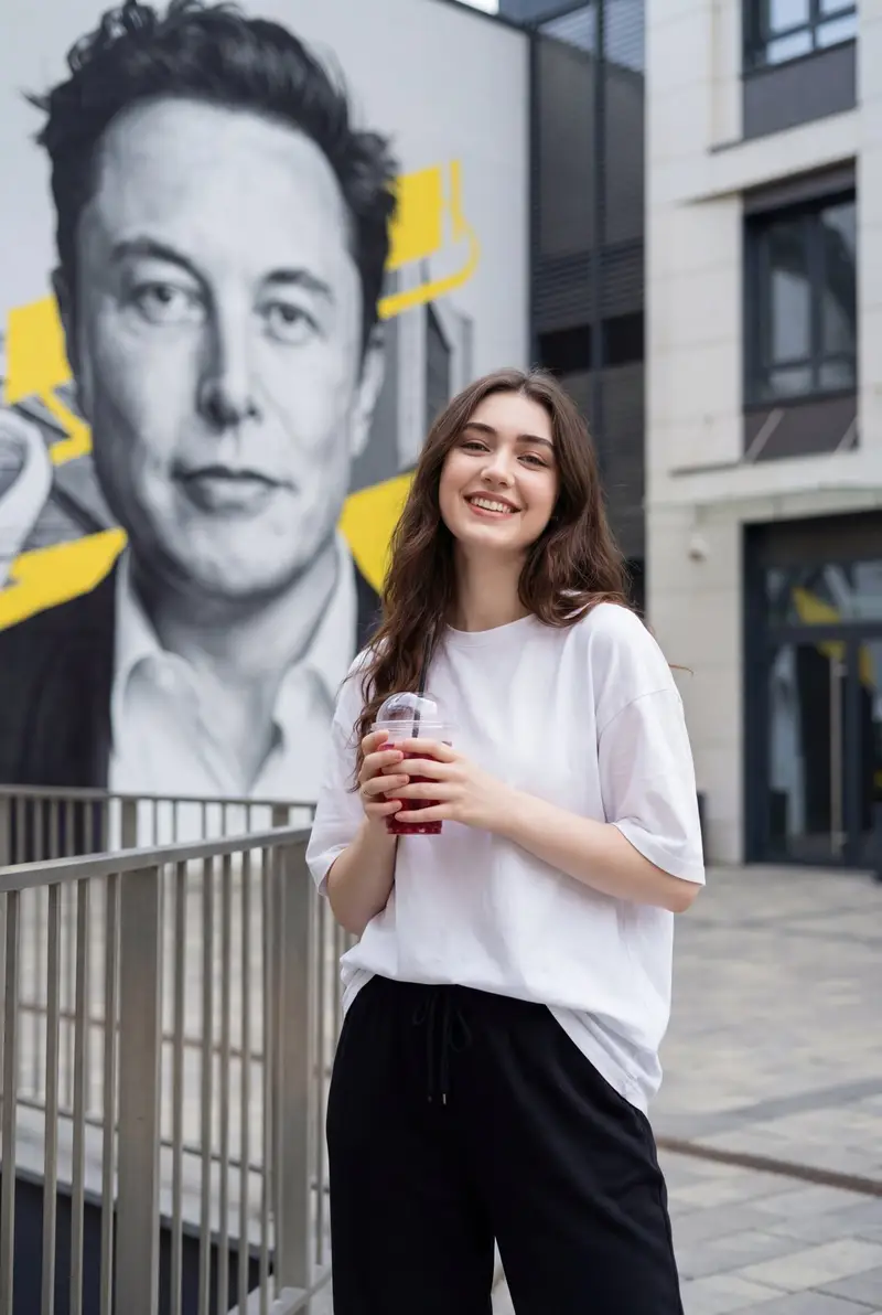 پیش‌نمایش Urban Lifestyle Portrait Prompt (Street Art Background)
