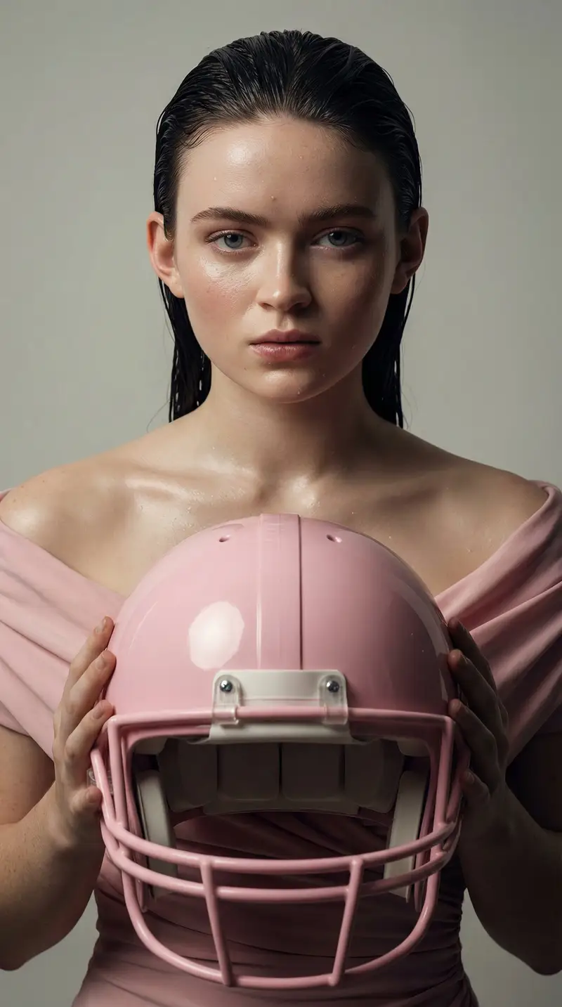 Preview of Sadie Sink High-Fashion Portrait Prompt