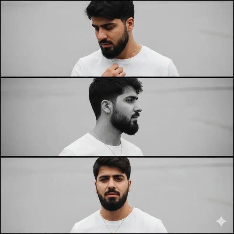 Preview of Minimalist Monochrome Fashion Triptych