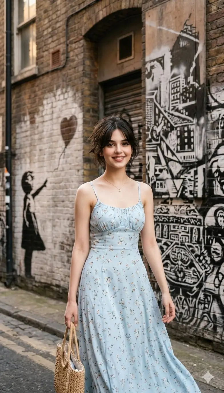 Preview of Urban Street Portrait with Graffiti Prompt for Nano Banana Pro