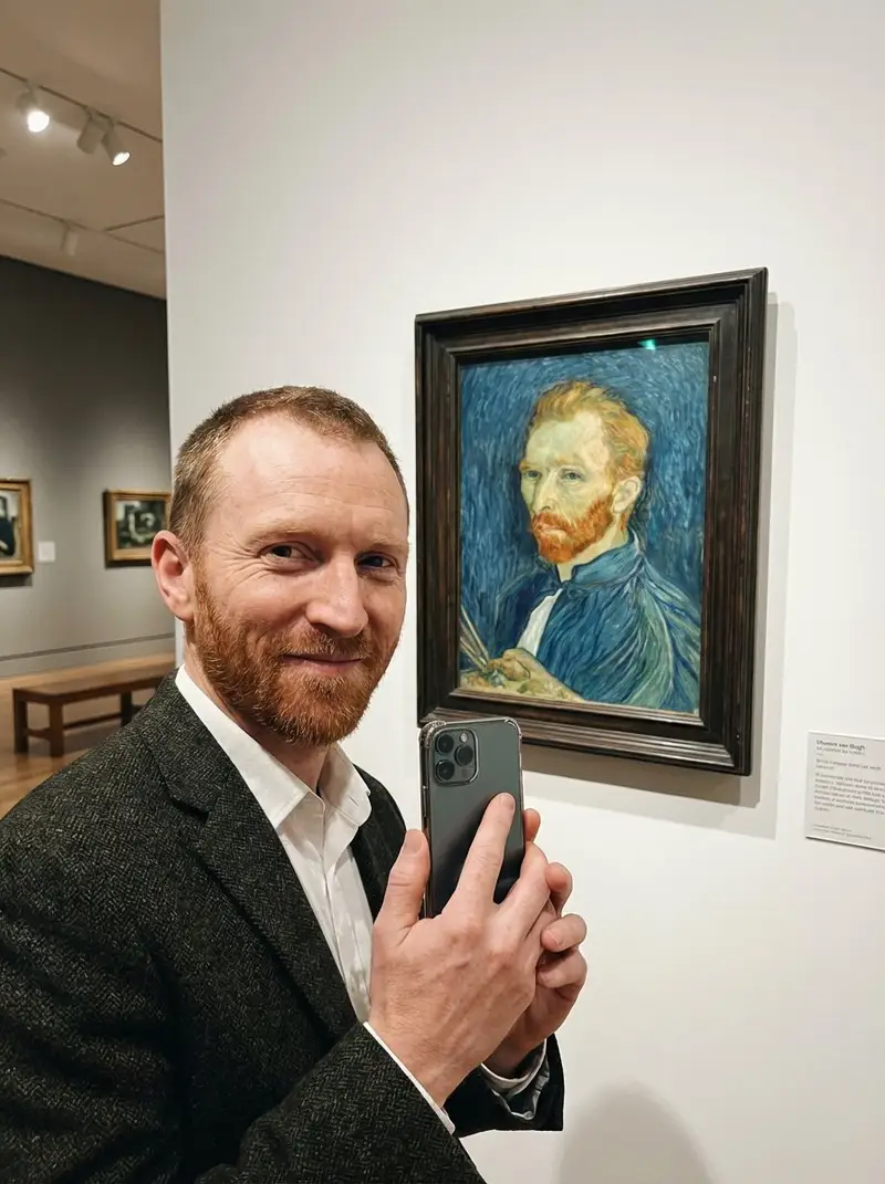 پیش‌نمایش Van Gogh Museum Selfie Prompt