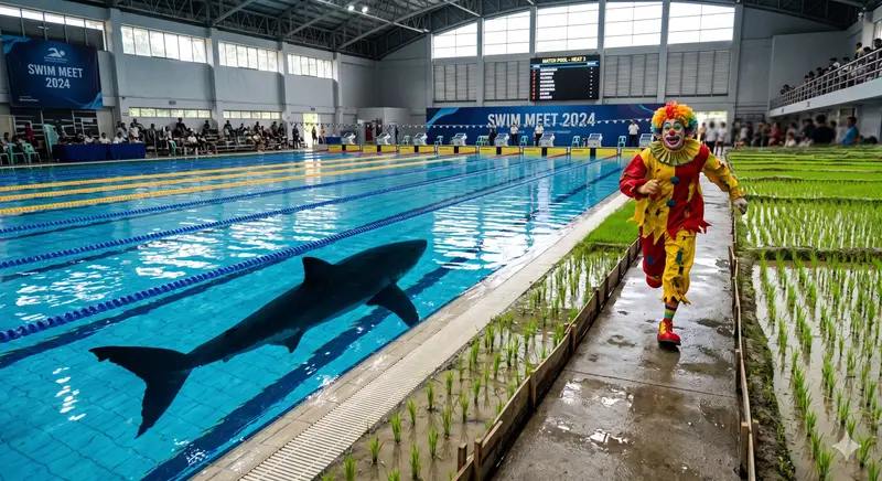 Preview of Swimming Pool vs Rice Field Comparison