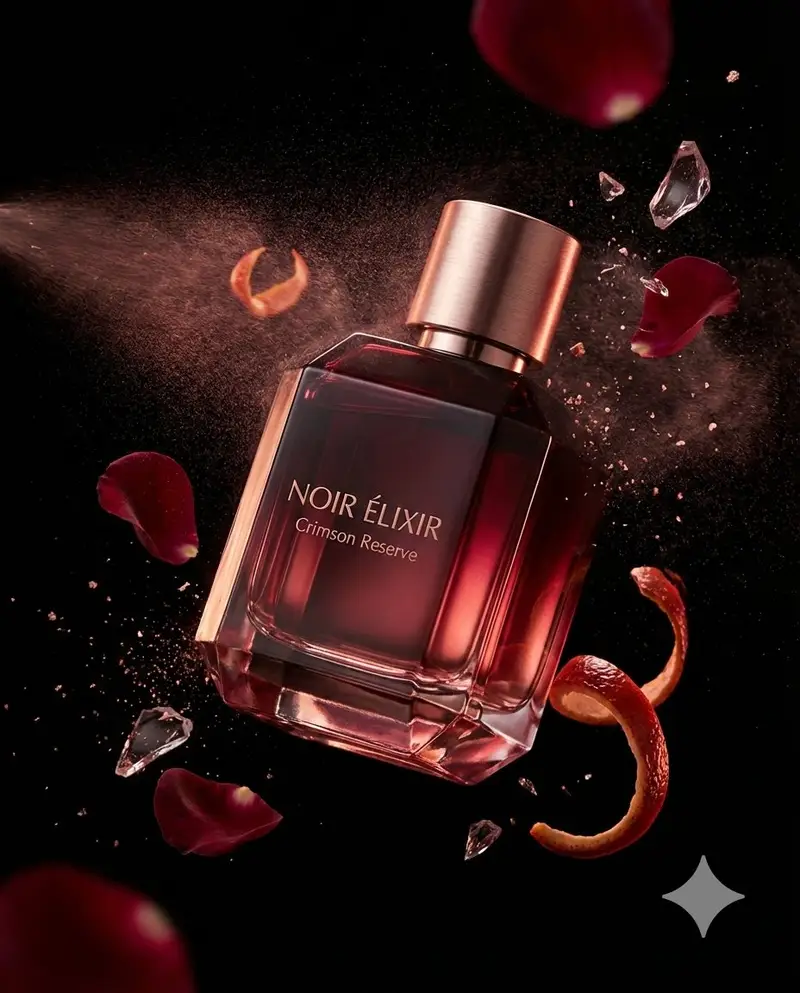 پیش‌نمایش Luxury Fragrance Advertising Photography Prompt