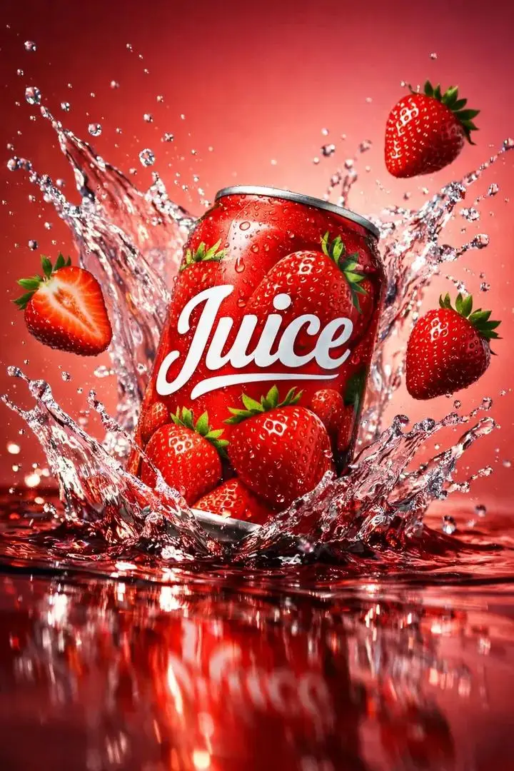 Preview of Ultra-Realistic Cinematic Beverage Product Photography