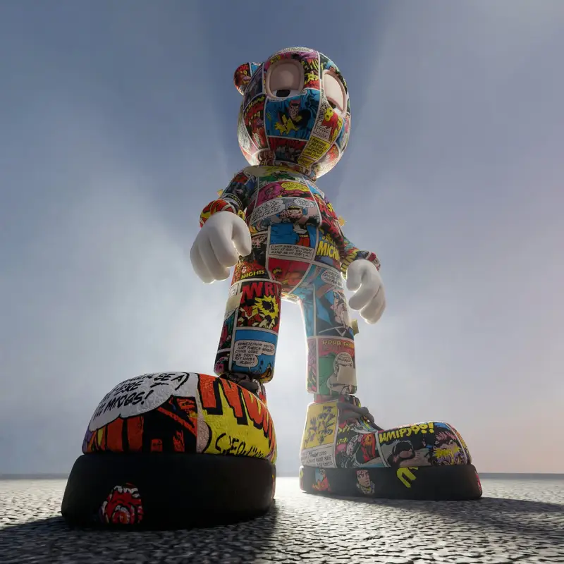 Preview of Worm's-Eye Perspective Character Shot (Likeness Preservation)