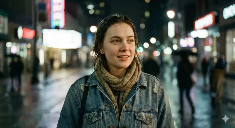 Preview of Ultra-Realistic Cinematic Street Portrait