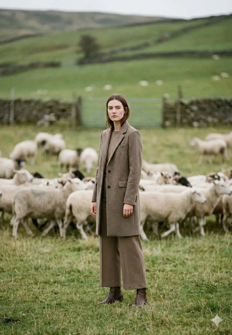 Preview of Cinematic Editorial Portrait in European Countryside