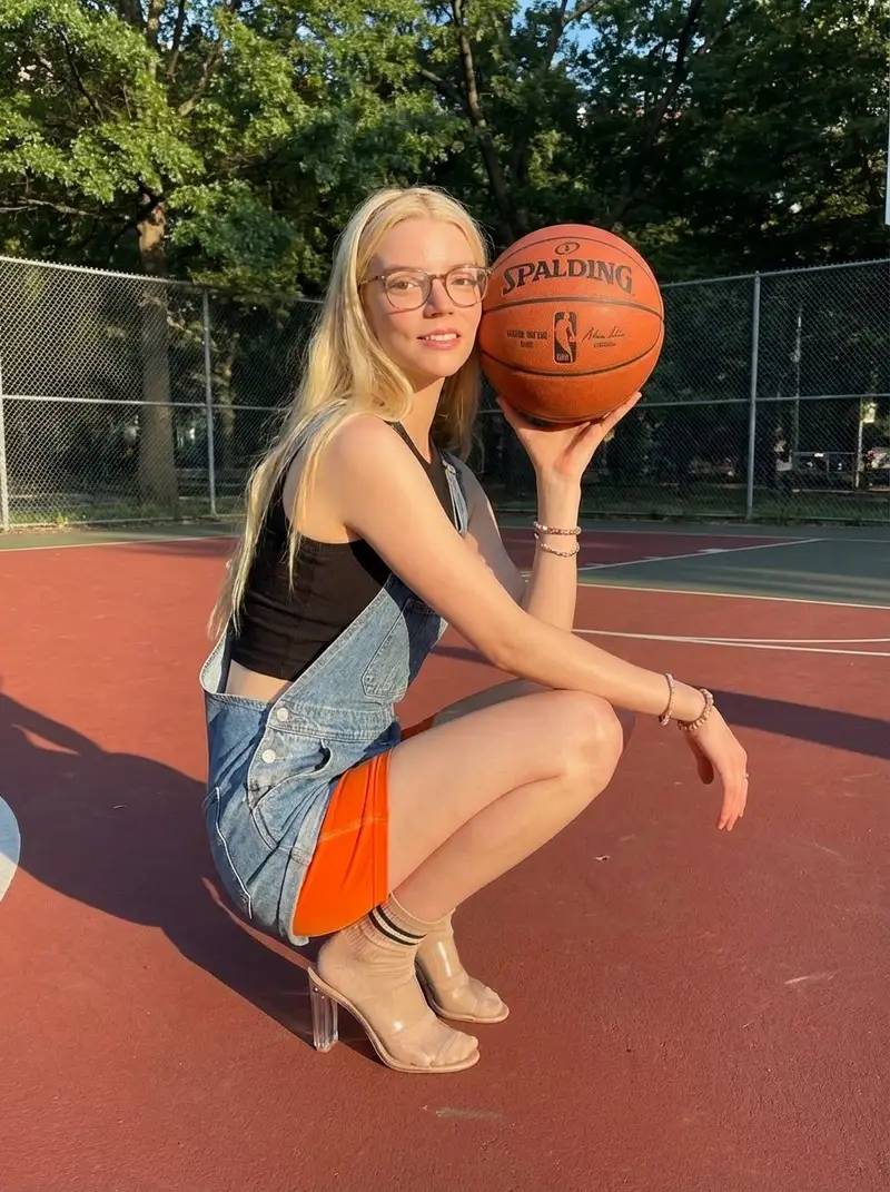 Preview of Soft Girl Sporty Basketball Court Editorial
