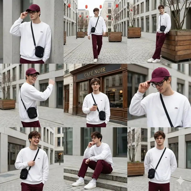 پیش‌نمایش Urban Fashion Lookbook Collage
