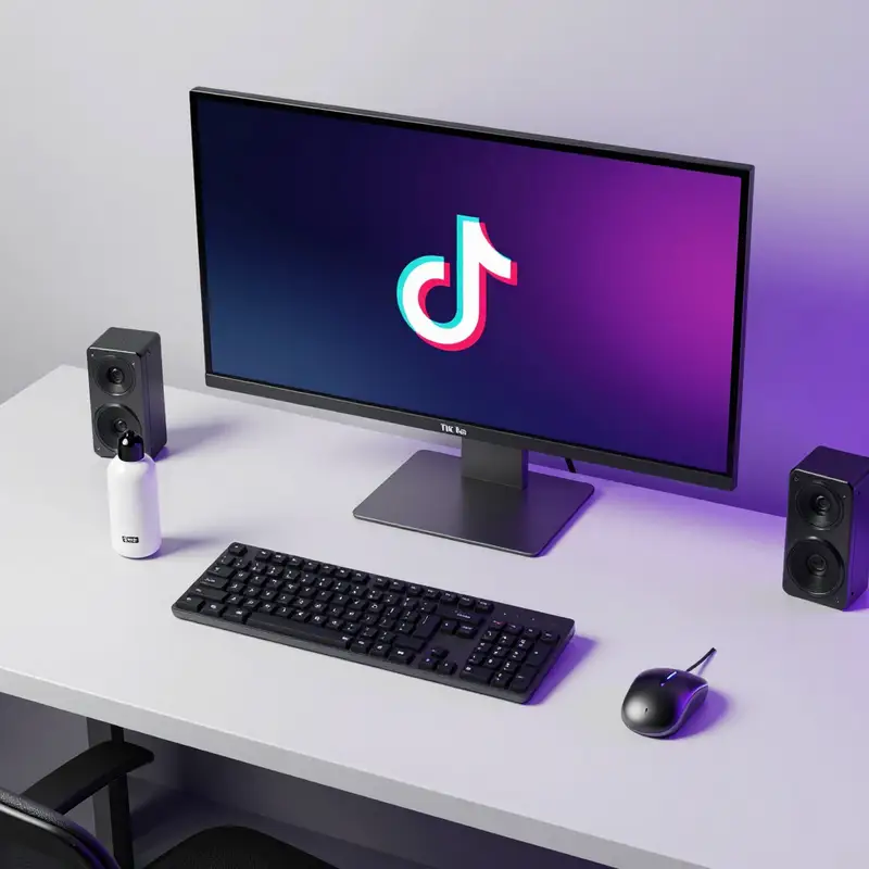 پیش‌نمایش Monitor Light · POV Desk Setup