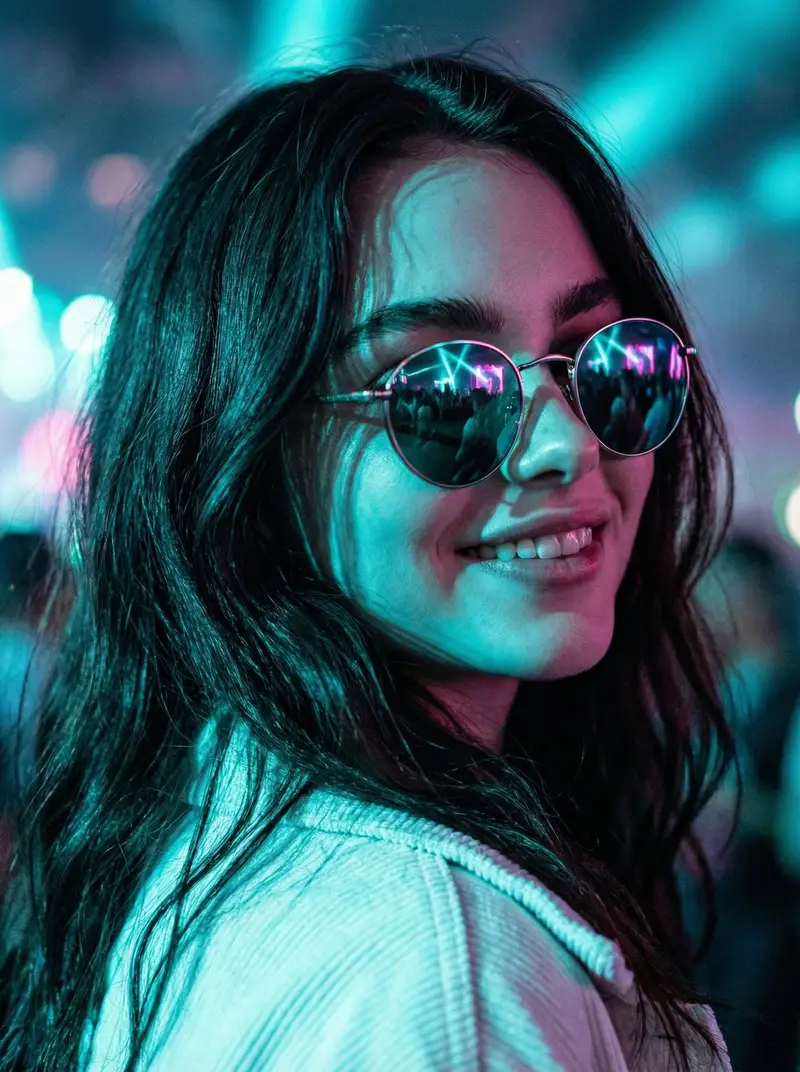 Preview of Cinematic Close-Up at an Electronic Music Festival