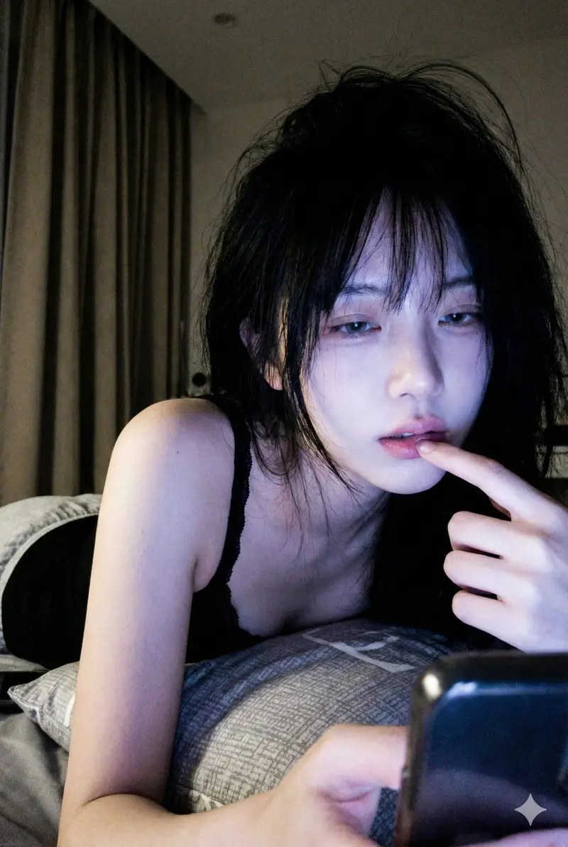 Preview of Low-Light Phone Selfie with Screen Glow