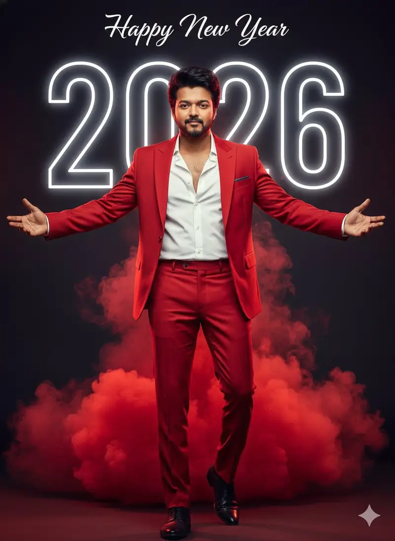 Preview of Happy New Year 2026 Cinematic Portrait