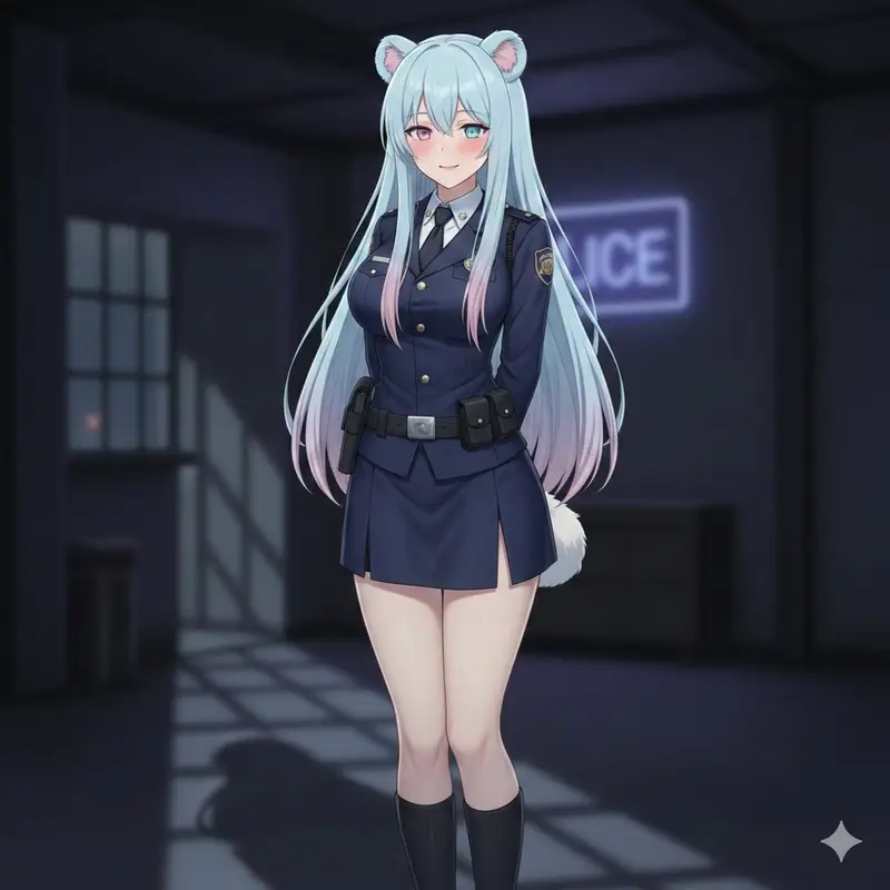 Preview of AI Image: Bella Police