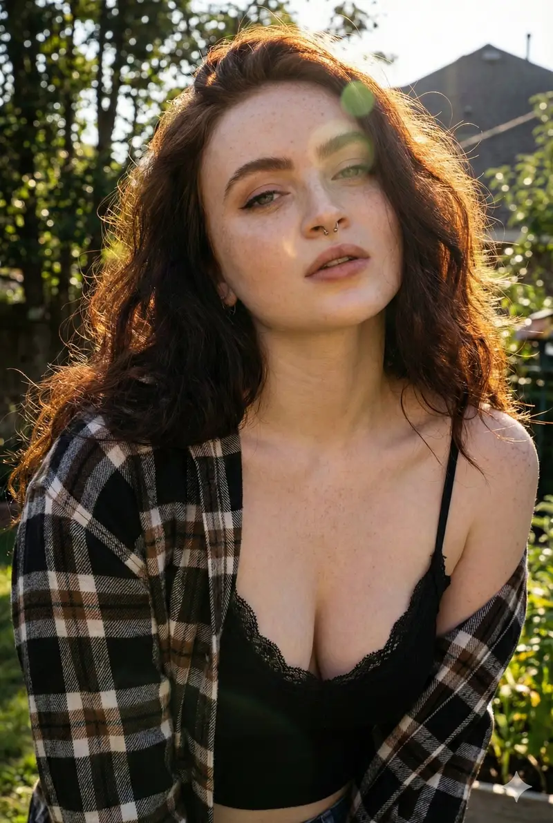 Preview of Photorealistic Portrait with Golden Hour Backlighting