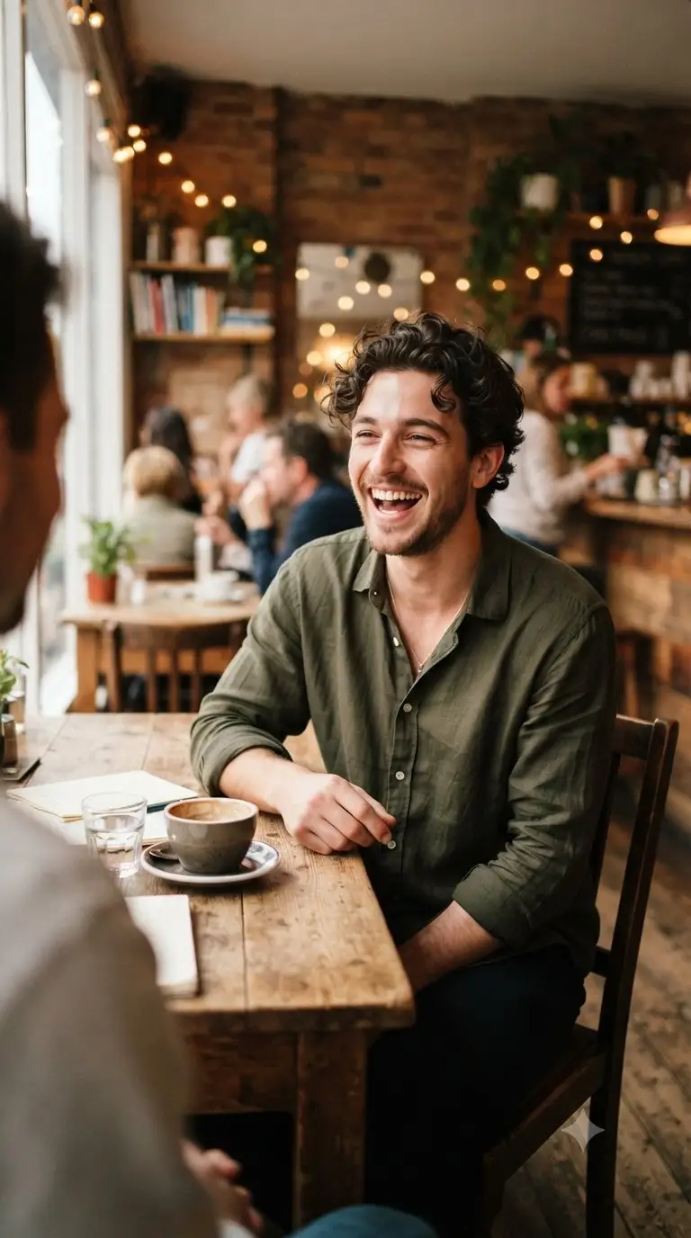 Preview of Lively Cafe Portrait