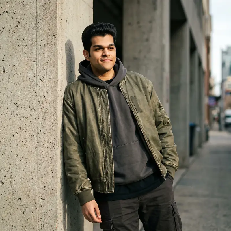 Preview of Streetwear Editorial Portrait Identity Retention