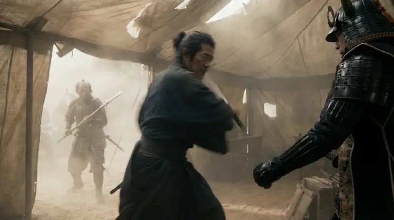 Preview of Samurai War Tent Cinematic Shot