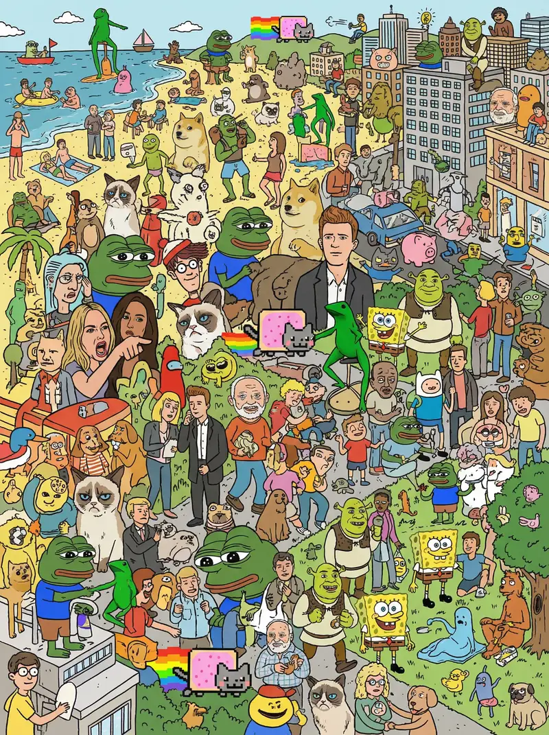 Preview of Where's Wally Meme Character Prompt
