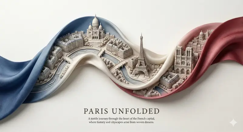 پیش‌نمایش City Ribbon Poster Design Prompt