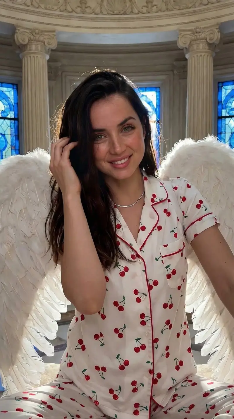 Preview of Strawberry Angel Low-Angle Portrait