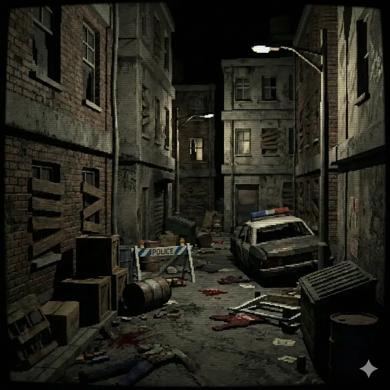 Preview of PS1 Low-Poly Video Game Background