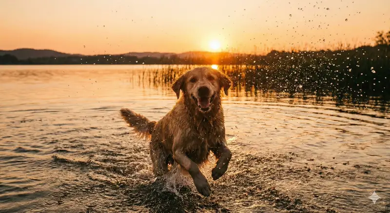Preview of Cinematic Pure Joy Splashing Prompt