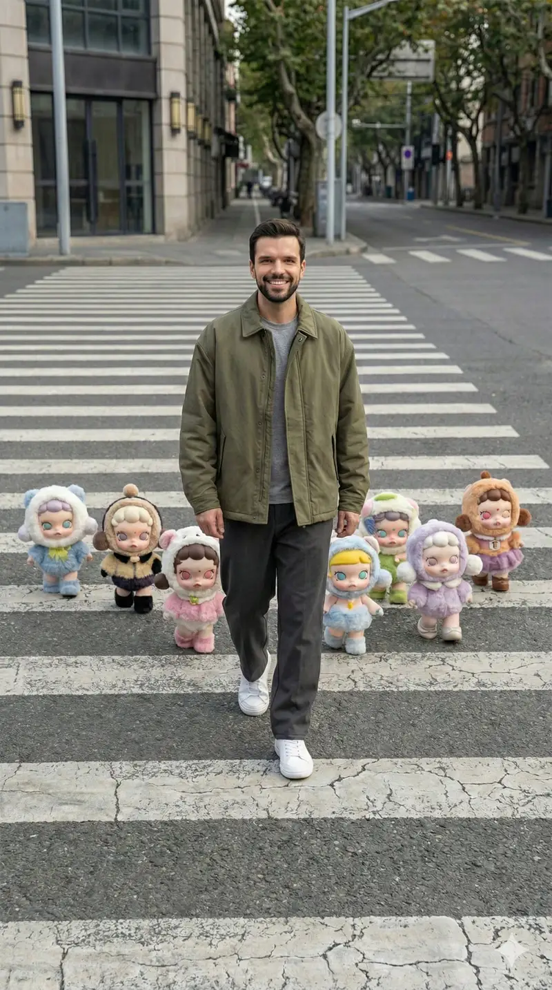 Preview of Hyper-Realistic Street Photography with Popmart Figures